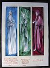 Dante - Gttliche Kommdie: Prfung des Petrus, Jakobus und Johannes II C39 - l -Triptychon
